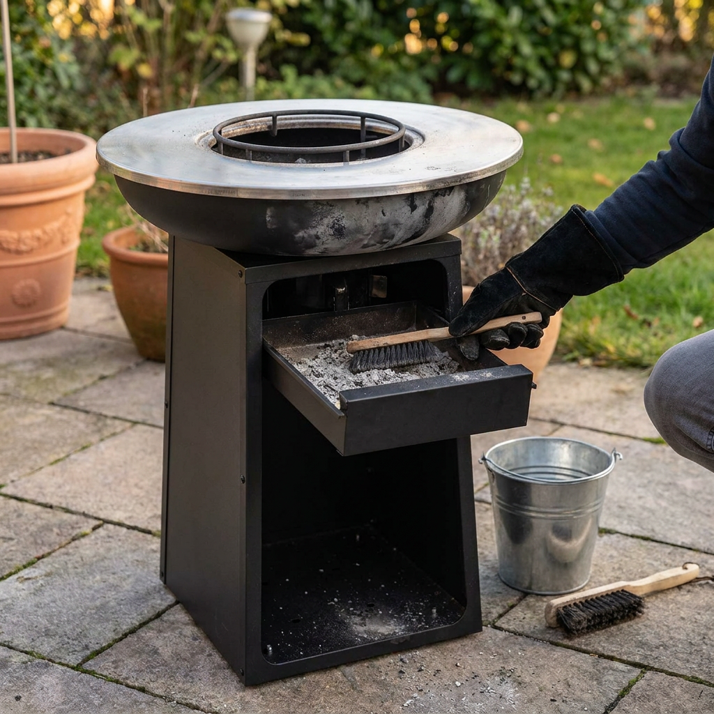 Manutenzione e durata: ruggine, cenere, smalto e acciaio inox nel tempo