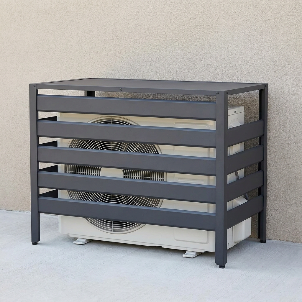 Copri condizionatore esterno Mendler HWC-K59 installato