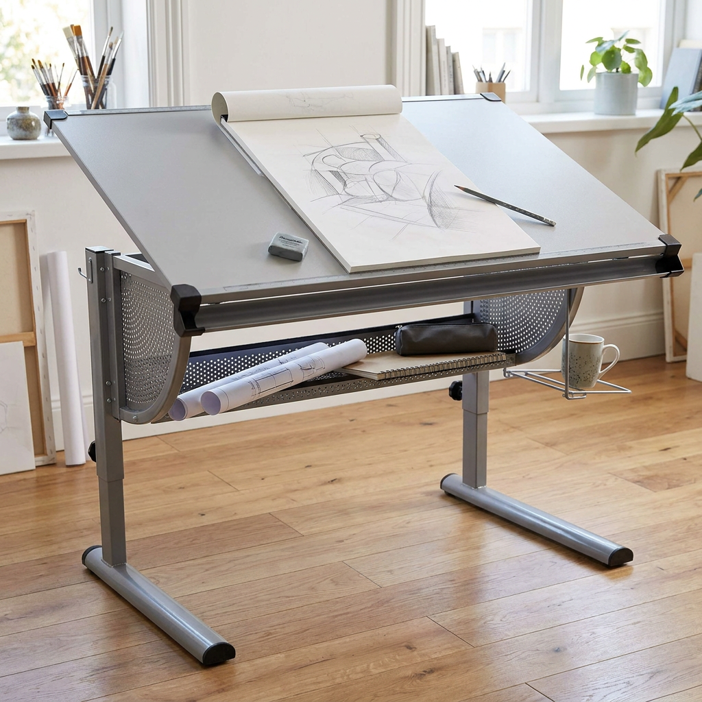 Piano inclinabile e sottobanco per ordine e comfort