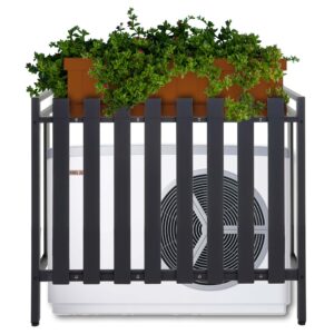 Copri condizionatore esterno Mendler HWC-K58 in alluminio grigio