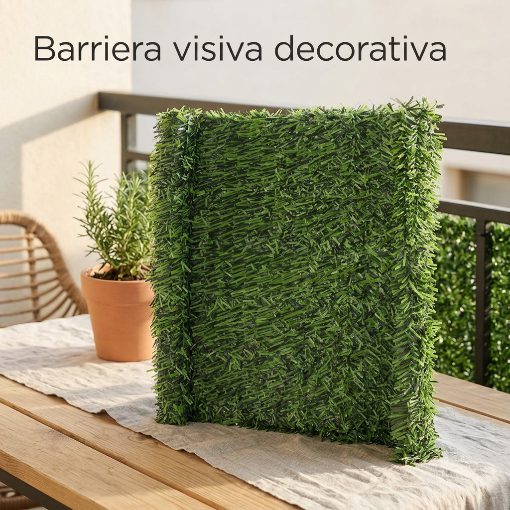 Barriera visiva decorativa per esterni